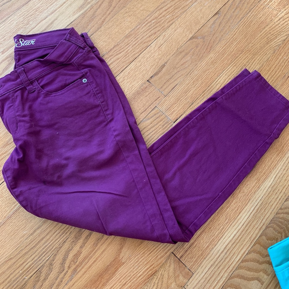 Purple Old Navy RockStar Jeans